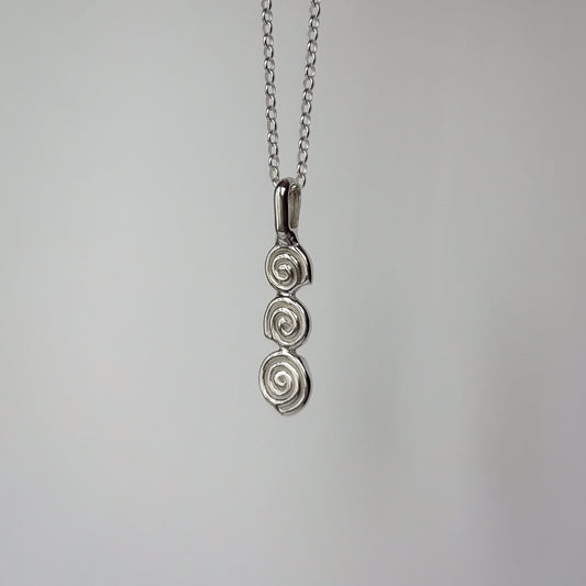 Triple Spiral Pendant