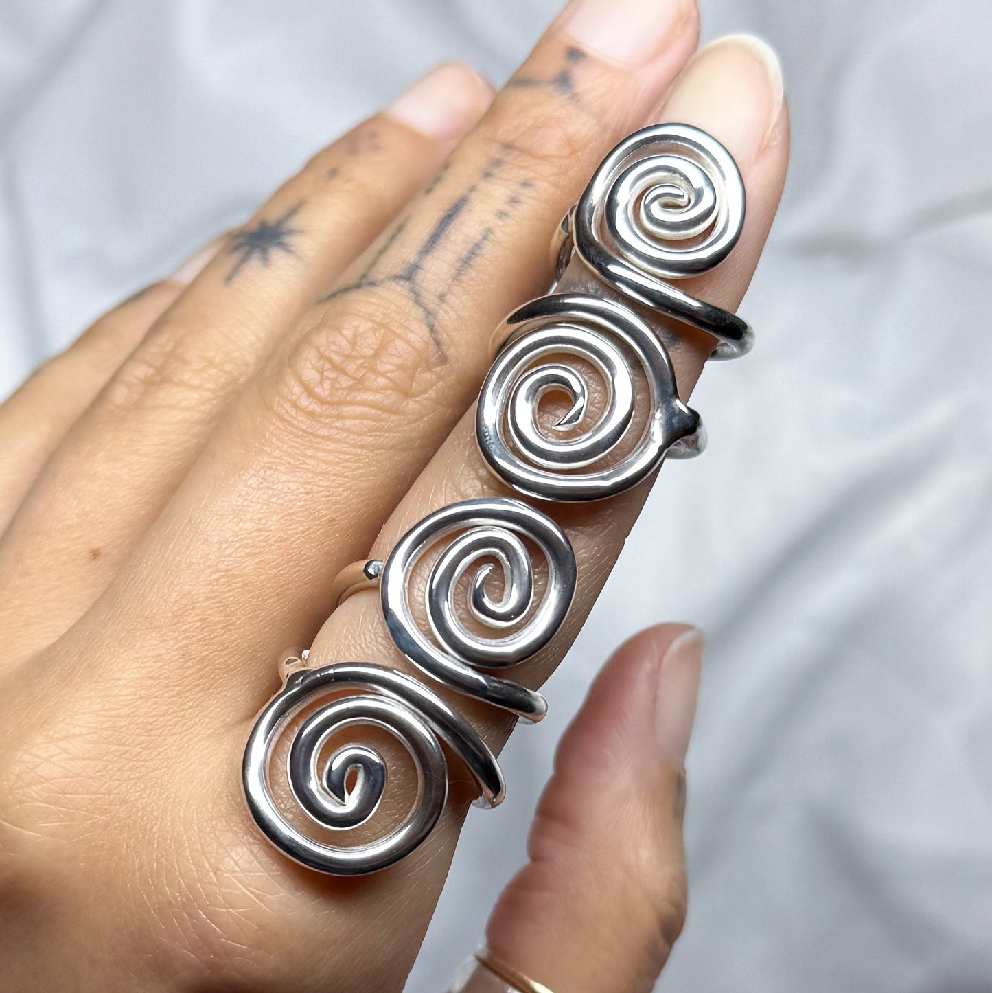 Uzumaki Ring Size US 7.5