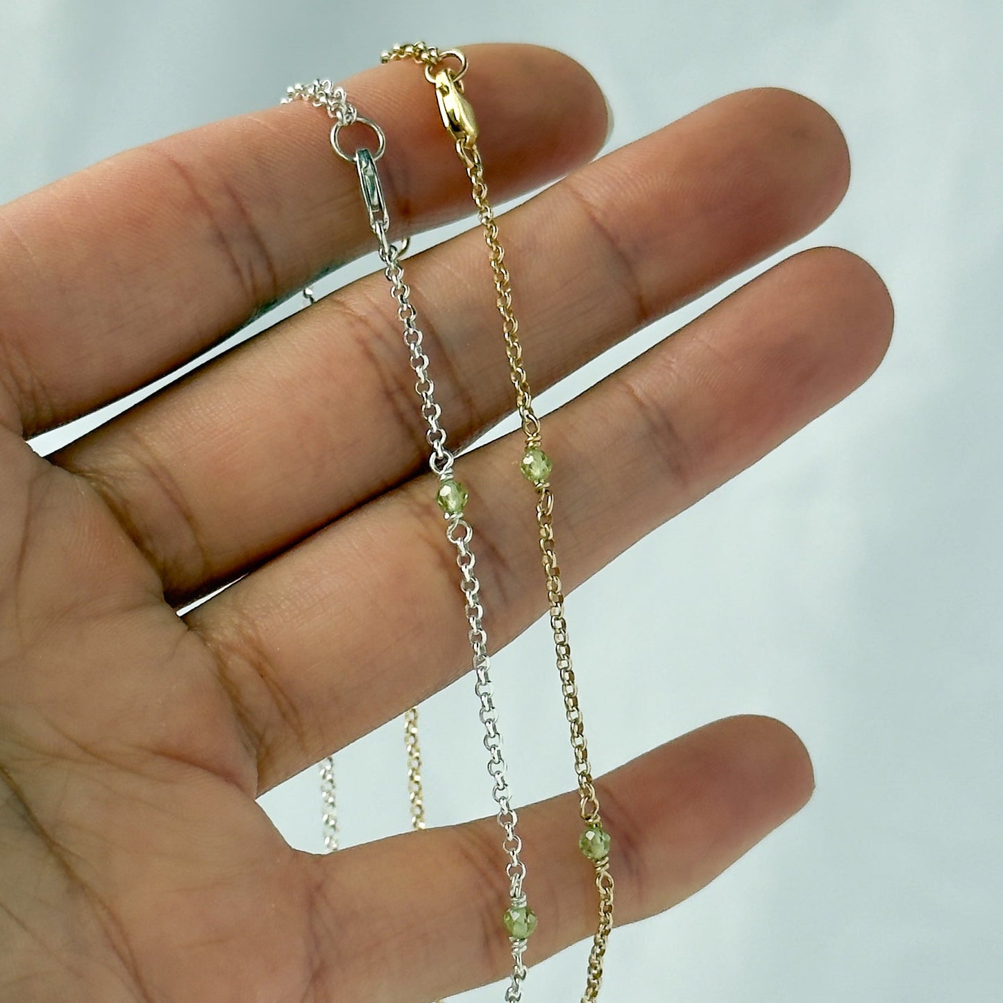Peridot Anklet