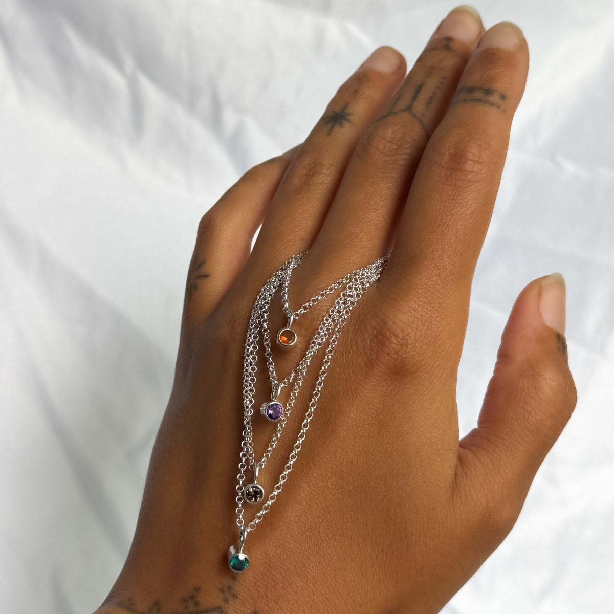 Green Topaz Layering Necklace