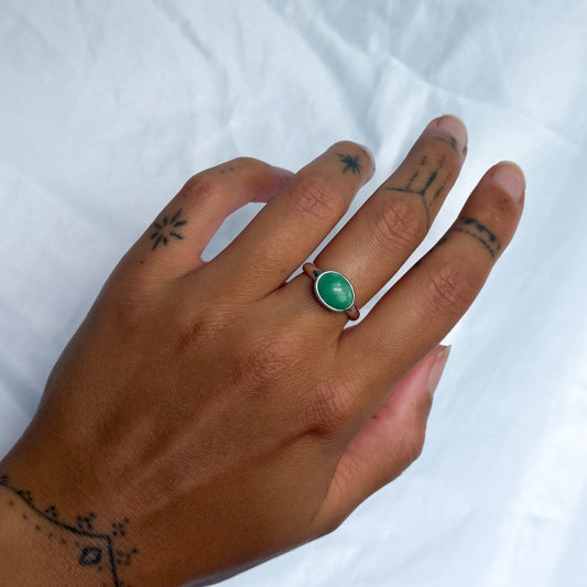 Kingman Turquoise Ring Size 7