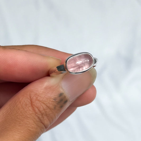 Pink Tourmaline Ring Size 8
