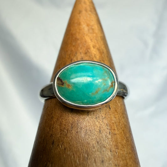 Kingman Turquoise Ring Size 9