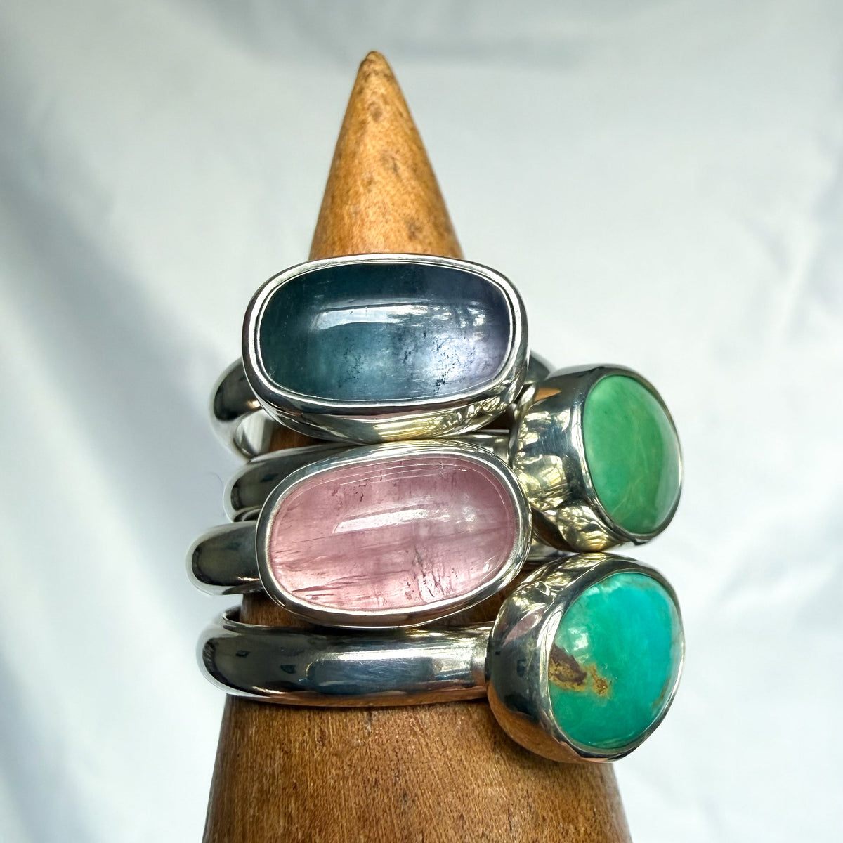Pink Tourmaline Ring Size 8