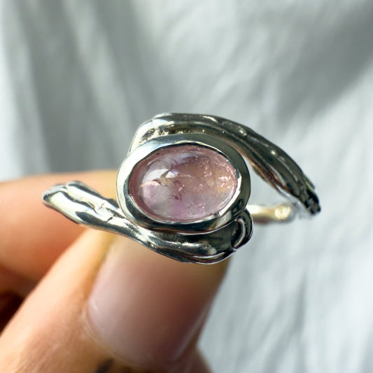 pink tourmaline ring