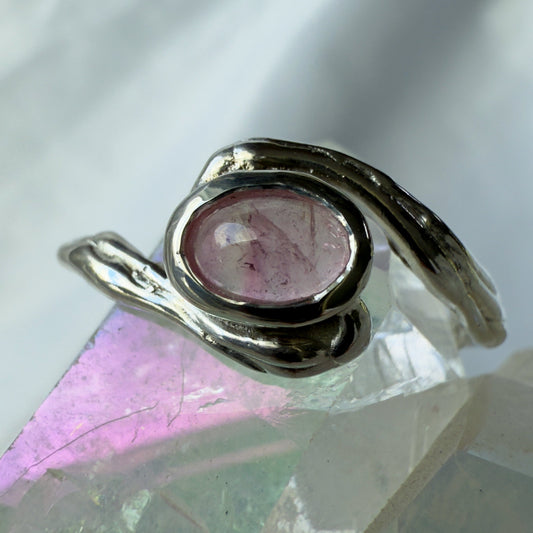pink tourmaline ring