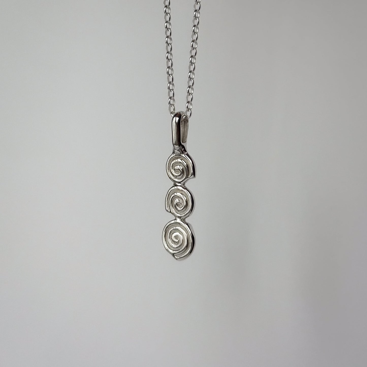 Triple Spiral Pendant