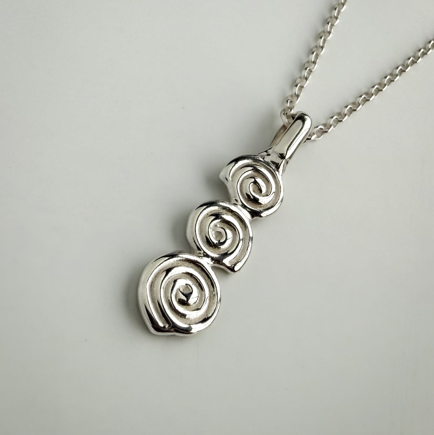 Triple Spiral Pendant