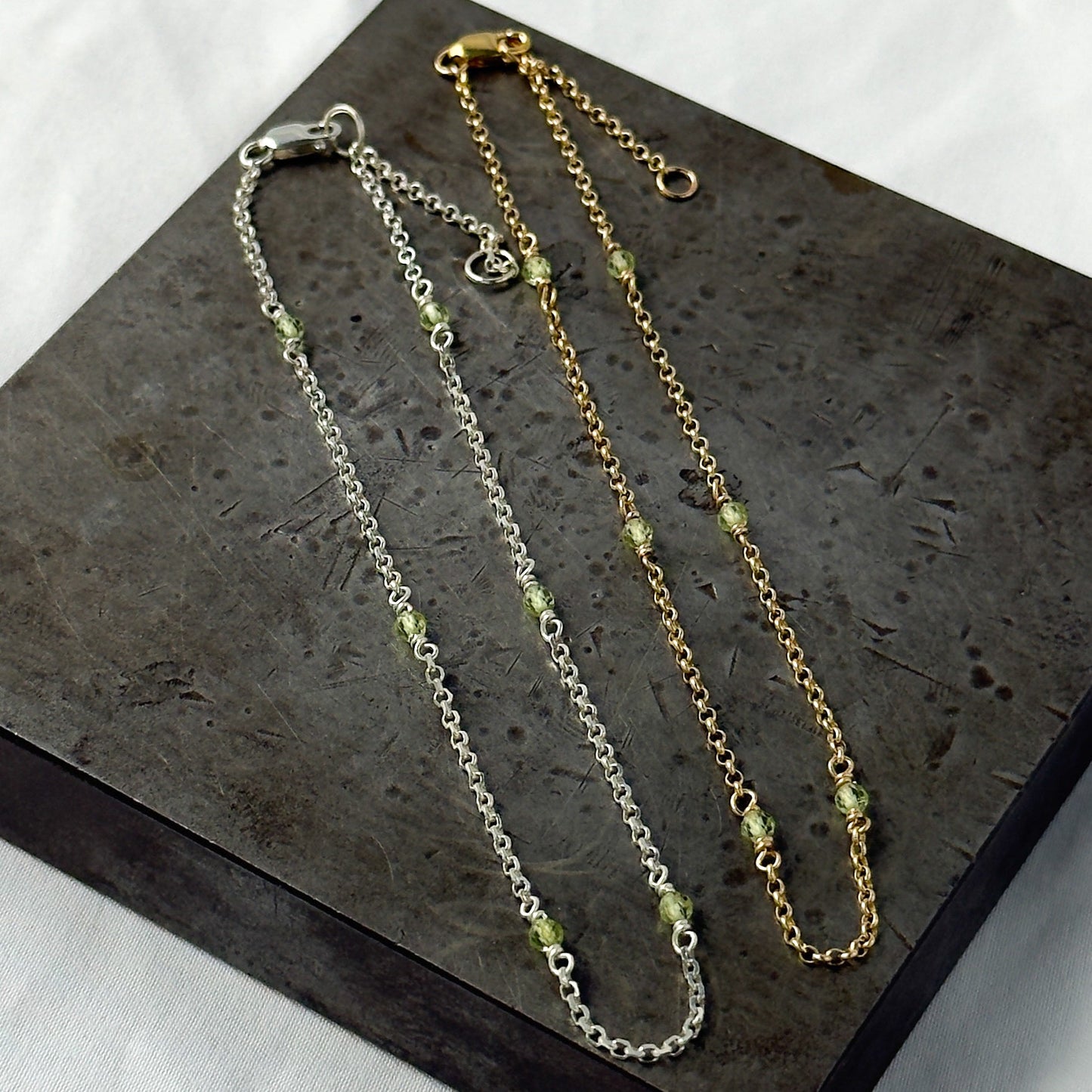 Peridot Anklet