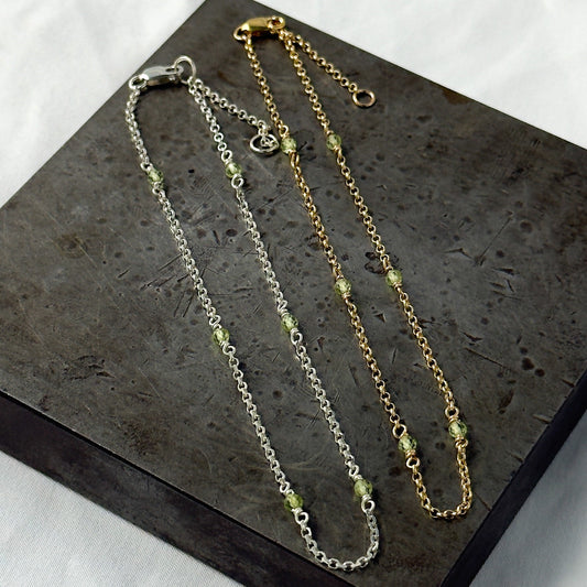Peridot Anklet
