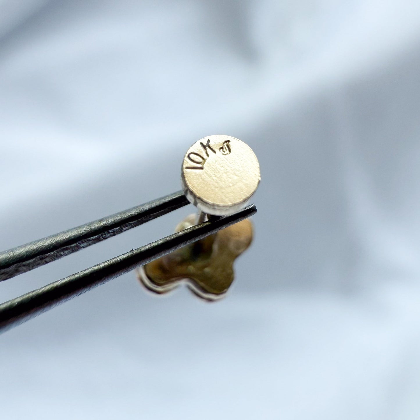 10k Gold Cloud Earrings