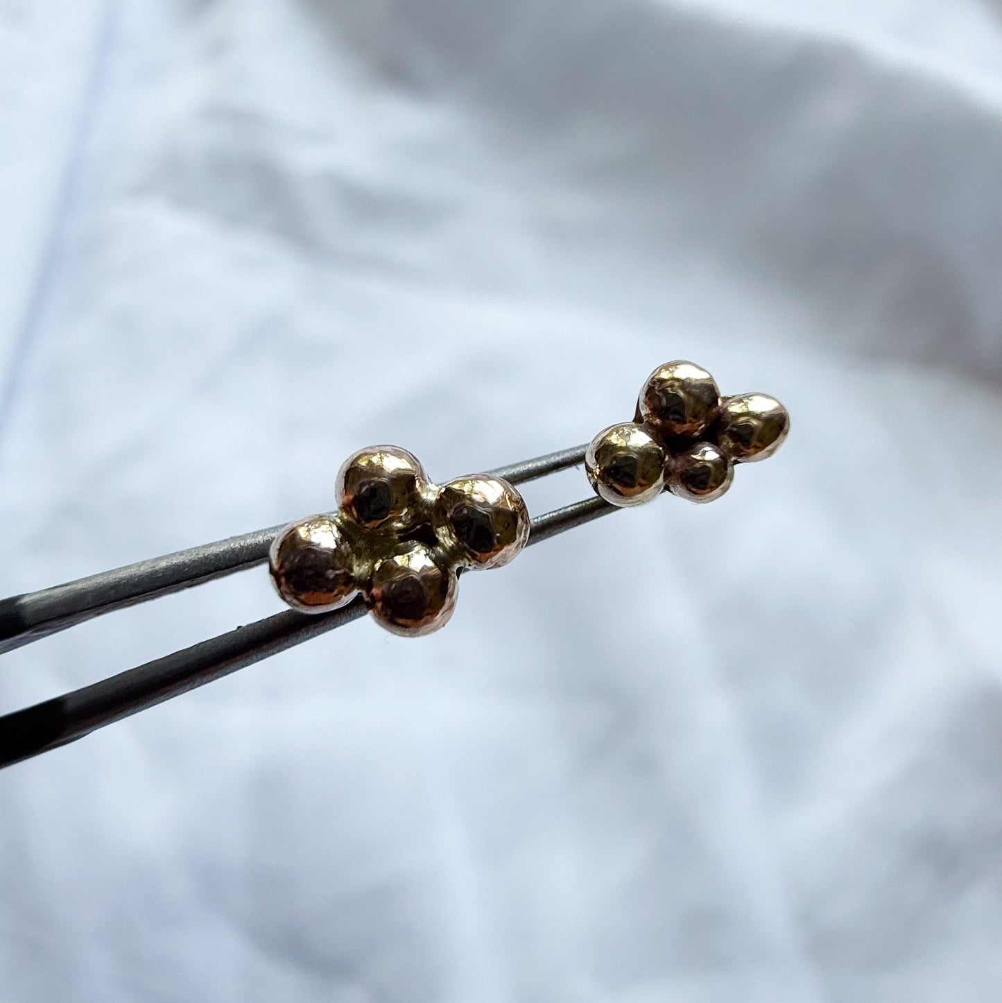 10k Gold Cloud Earrings