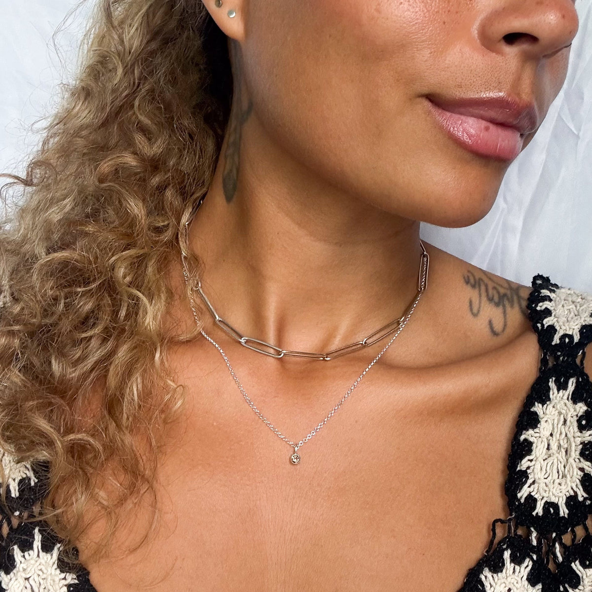 Smoky Quartz Layering Necklace