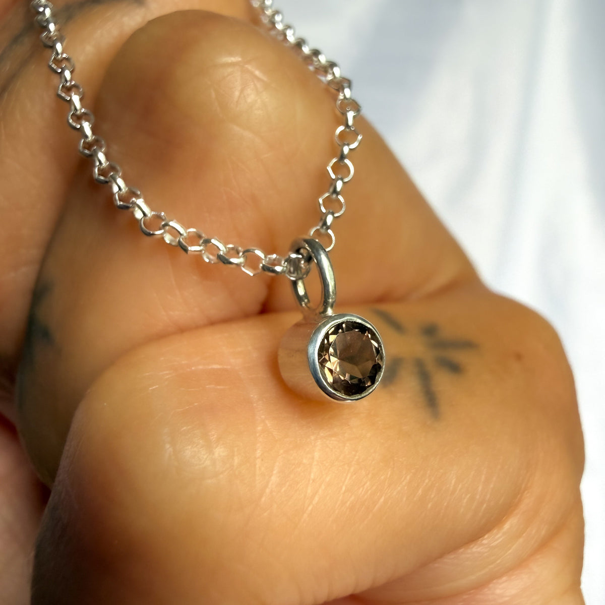 Smoky Quartz Layering Necklace