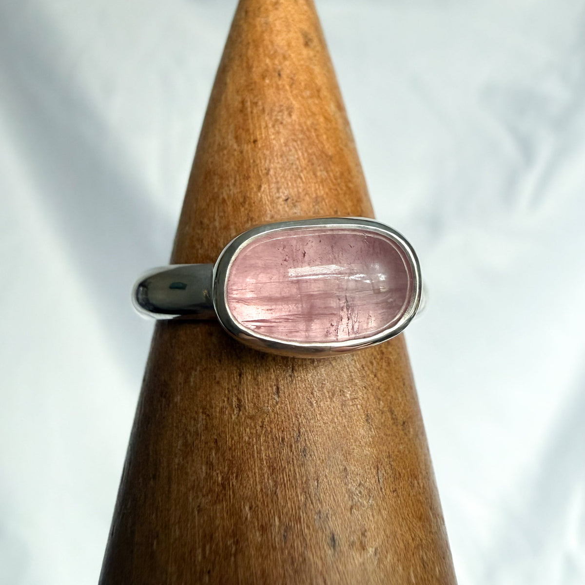 Pink Tourmaline Ring Size 8