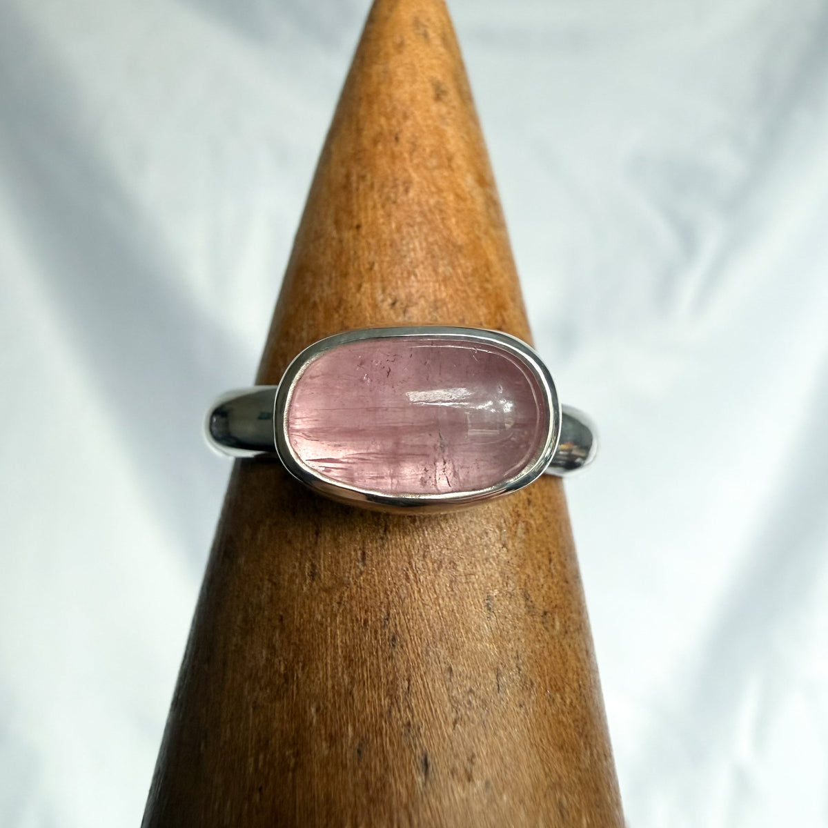 Pink Tourmaline Ring Size 8
