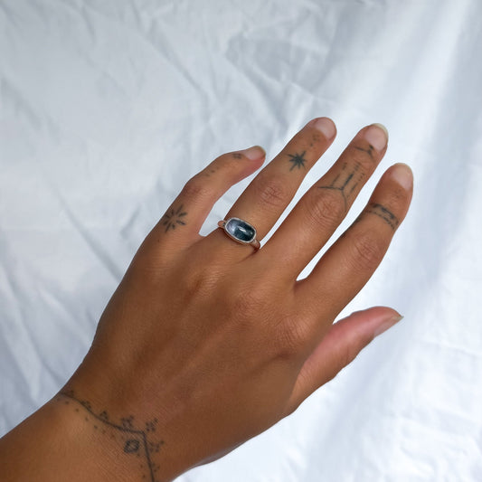 Periwinkle Tourmaline Ring Size 6