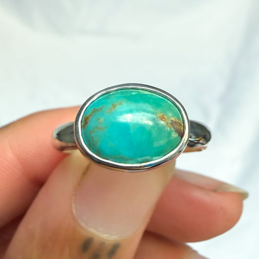 Kingman Turquoise Ring Size 9
