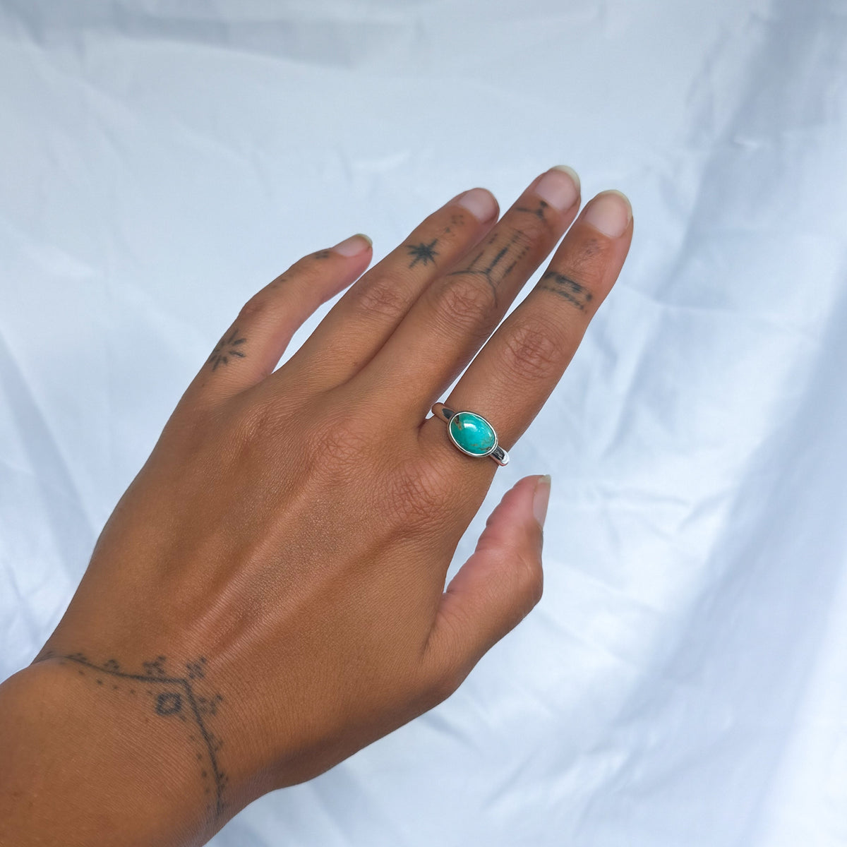 Kingman Turquoise Ring Size 9