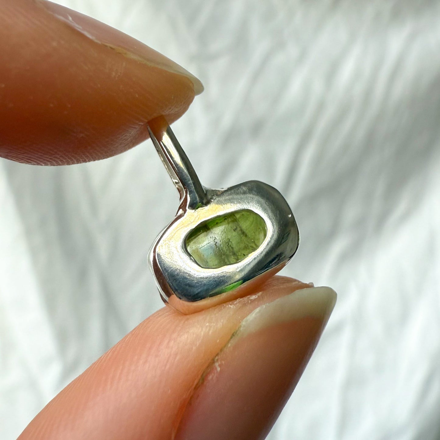 green tourmaline pendant