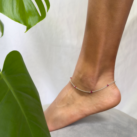 Ruby Anklet